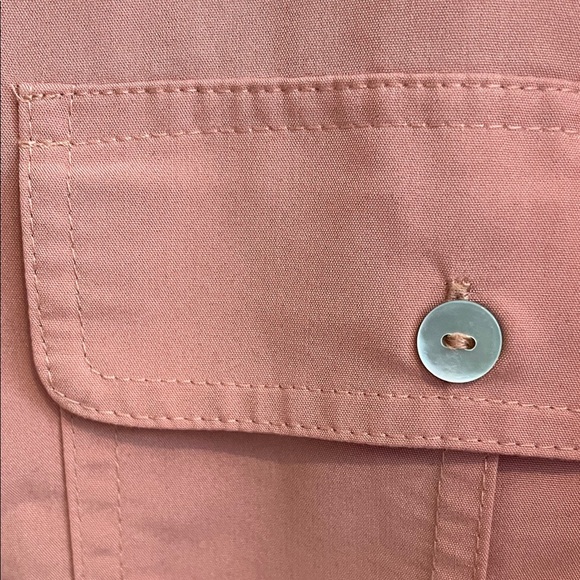 Chico's Women’s Terracotta Button Down Shirt - Picture 6 of 8